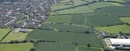 Shipston South aerial view